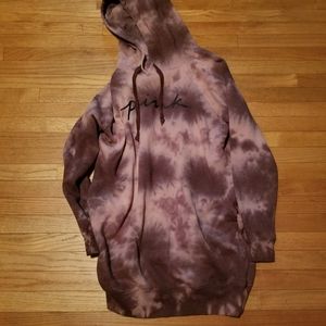 Victoria's Secret Pink tie dye hoodie dress
